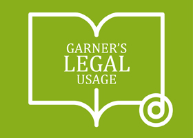 Garners legal usage book